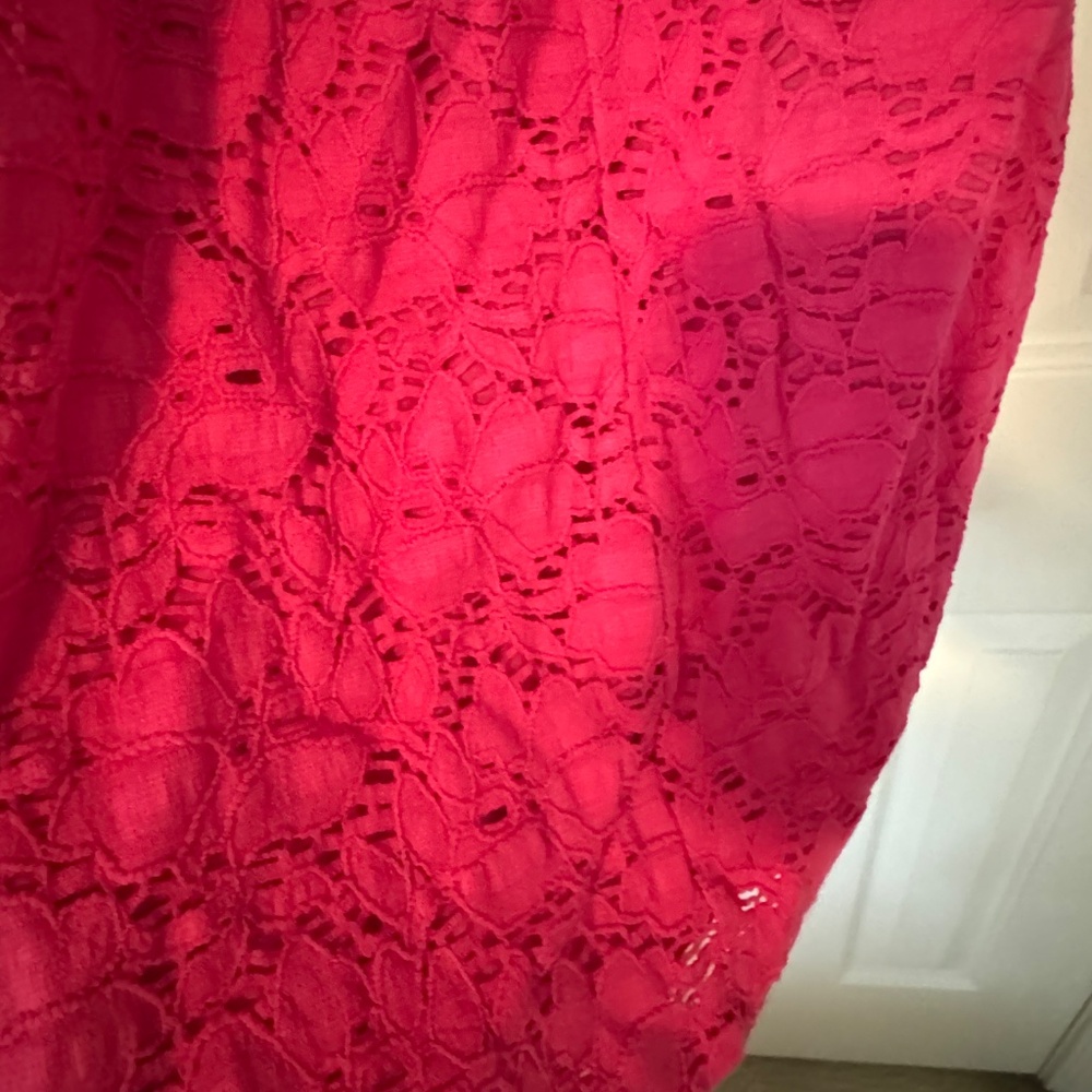 NWT Neiman Marcus Velvet Magenta Cocktail Dress - Picture 5 of 5